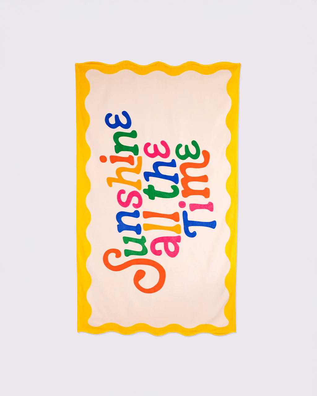 Sunshine All The Time Oversized Beach Towel