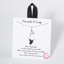 Load image into Gallery viewer, Pirouette &amp; Leap Carded Necklace
