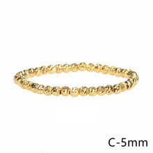 Load image into Gallery viewer, Assorted Textured Gold Filled Bracelets
