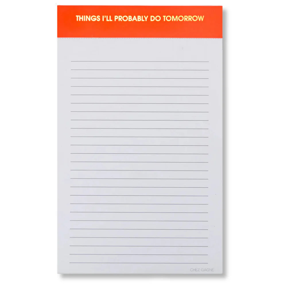 Probably Do Tomorrow Notepad