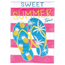 Load image into Gallery viewer, Sweet Summer Time Flip Flop Flag
