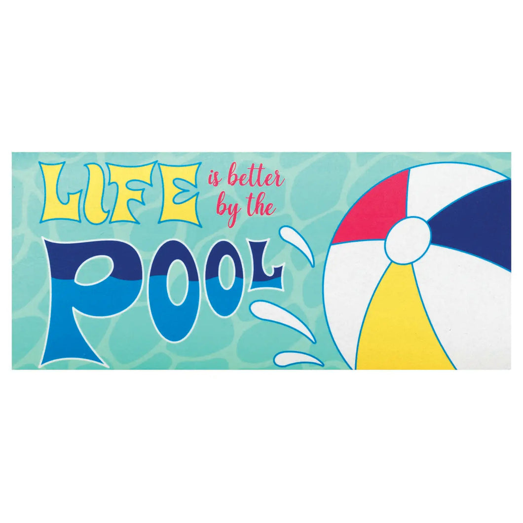 Better By The Pool Door Mat Insert