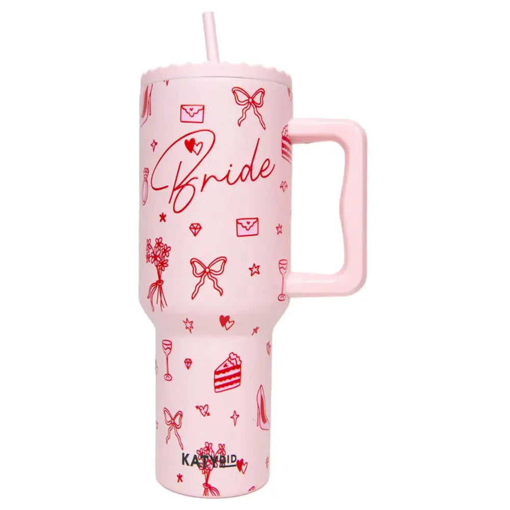 Bride Red Drawings 38oz Tumbler