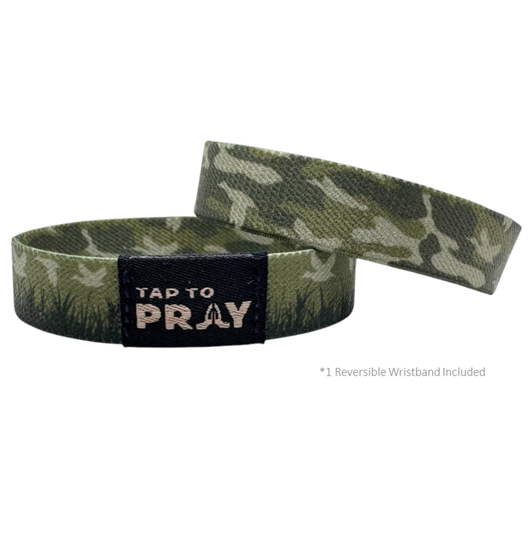 Waterfowl Camo Tap To Pray Bracelet