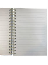 Load image into Gallery viewer, Blue Heirloom Cottage Spiral Journal
