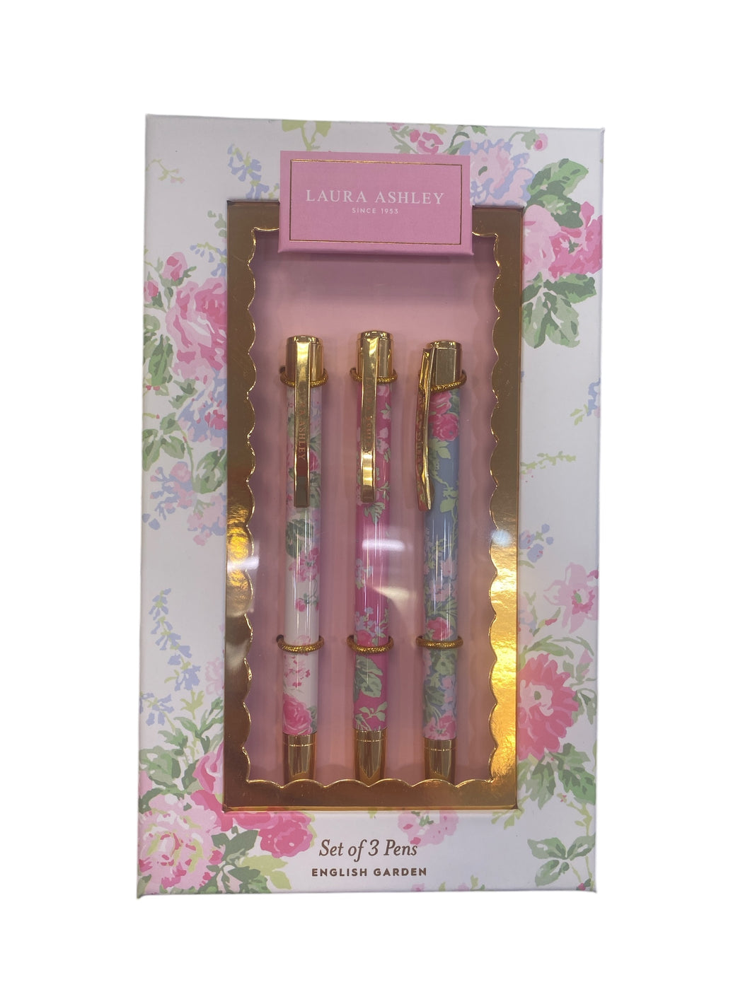English Garden Set of 3 Pens