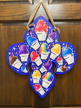 Load image into Gallery viewer, Snoball Fleur de Lis Door Decor
