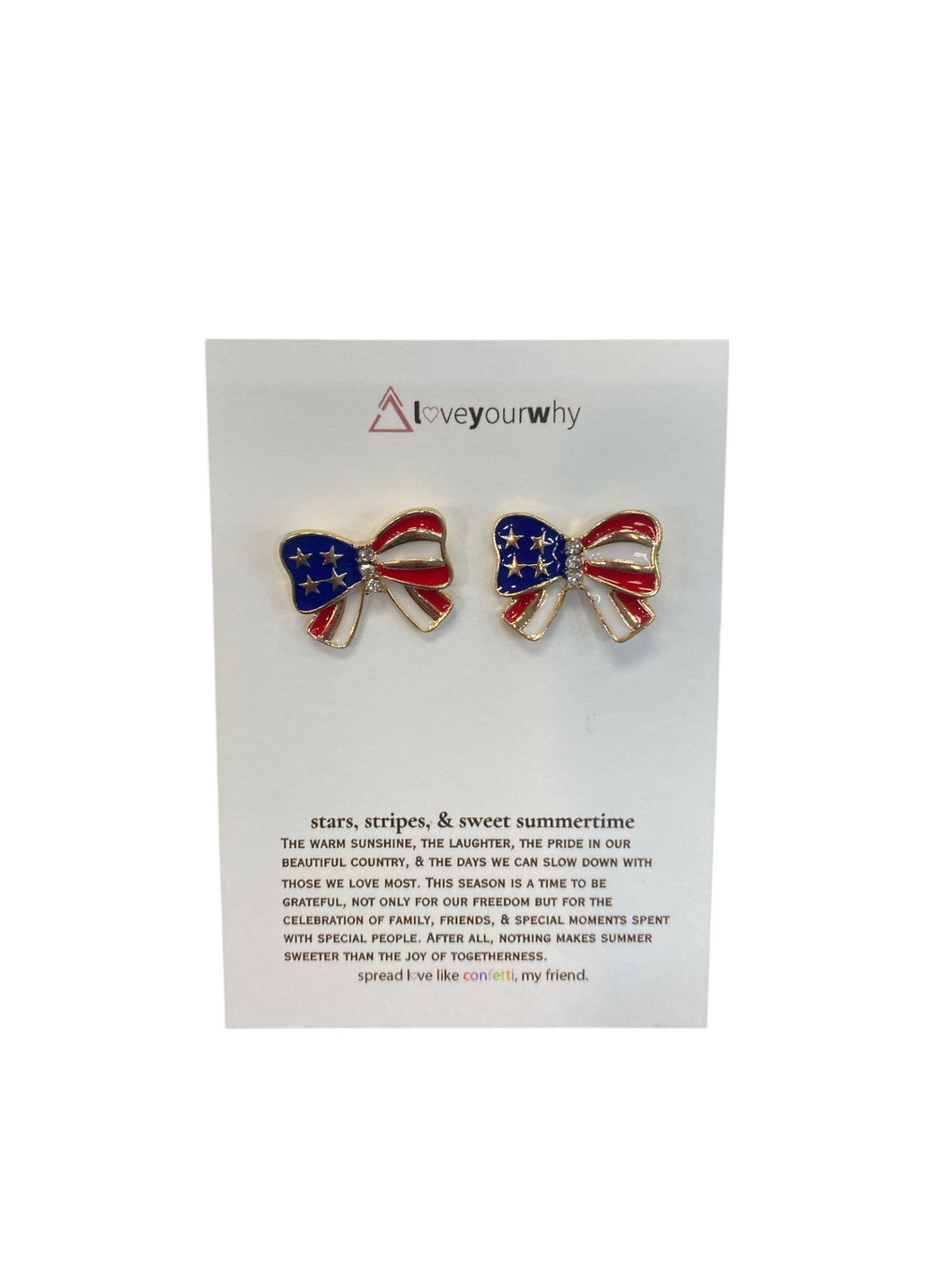 Stars, Stipes & Sweet Summertime Earings