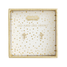 Load image into Gallery viewer, Cross Stud Earrings
