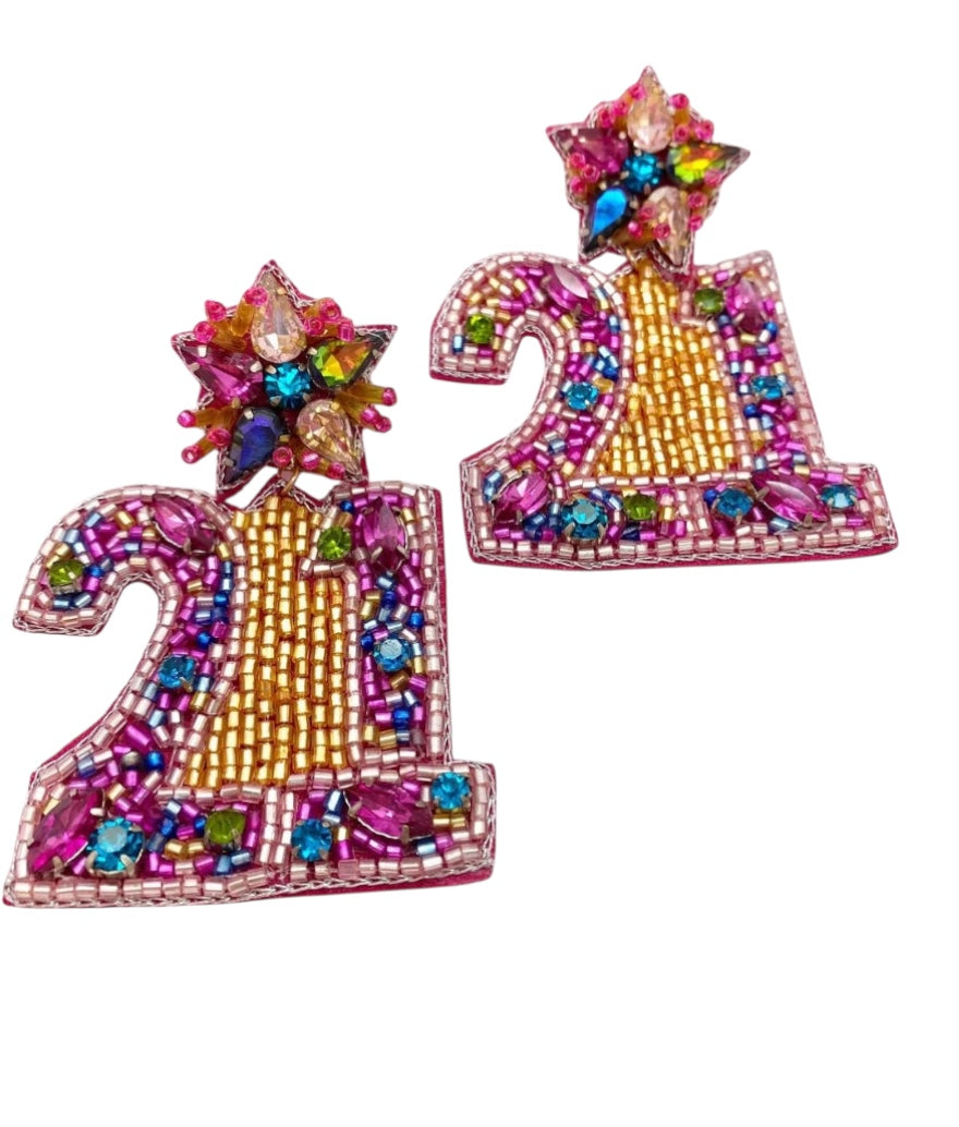 21 Beaded & Gemstone Earrings
