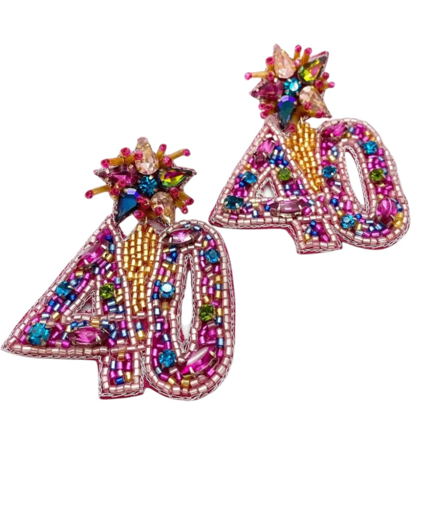 40 Beaded & Gemstone Earrings
