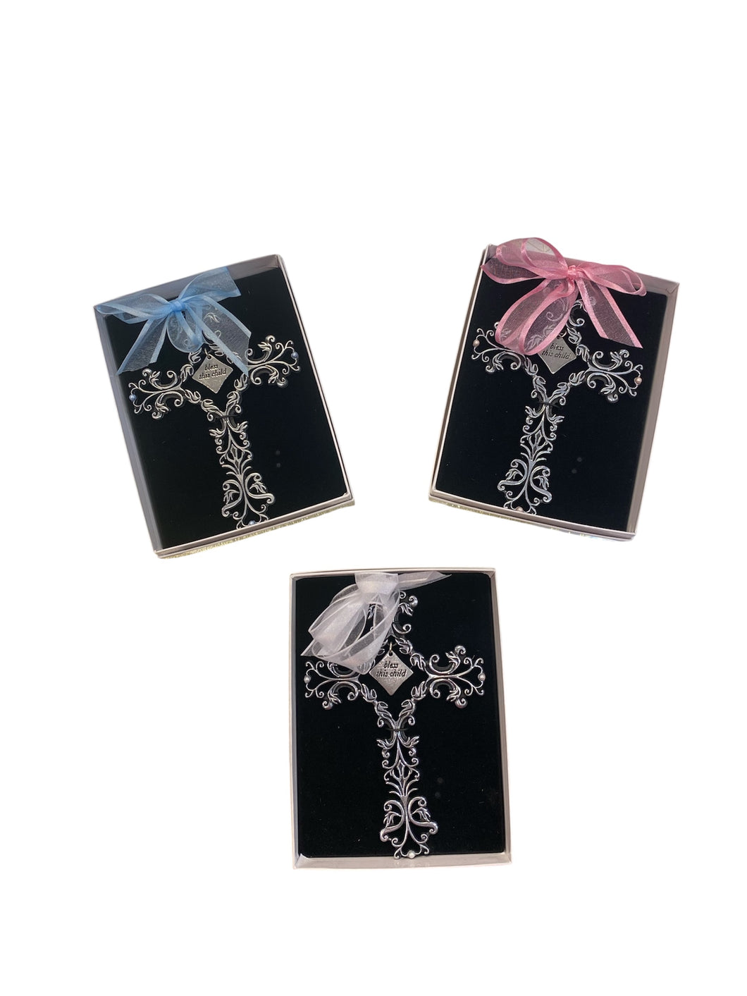 Bless This Child Filigree Cross