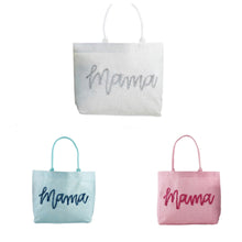 Load image into Gallery viewer, Mama Tinsel Tote Bag
