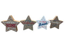 Load image into Gallery viewer, Wooden Patriotic Stars
