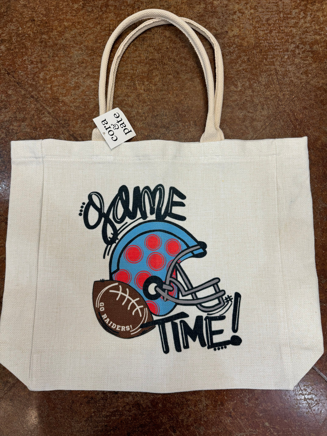 Game Time Raiders Tote Bag