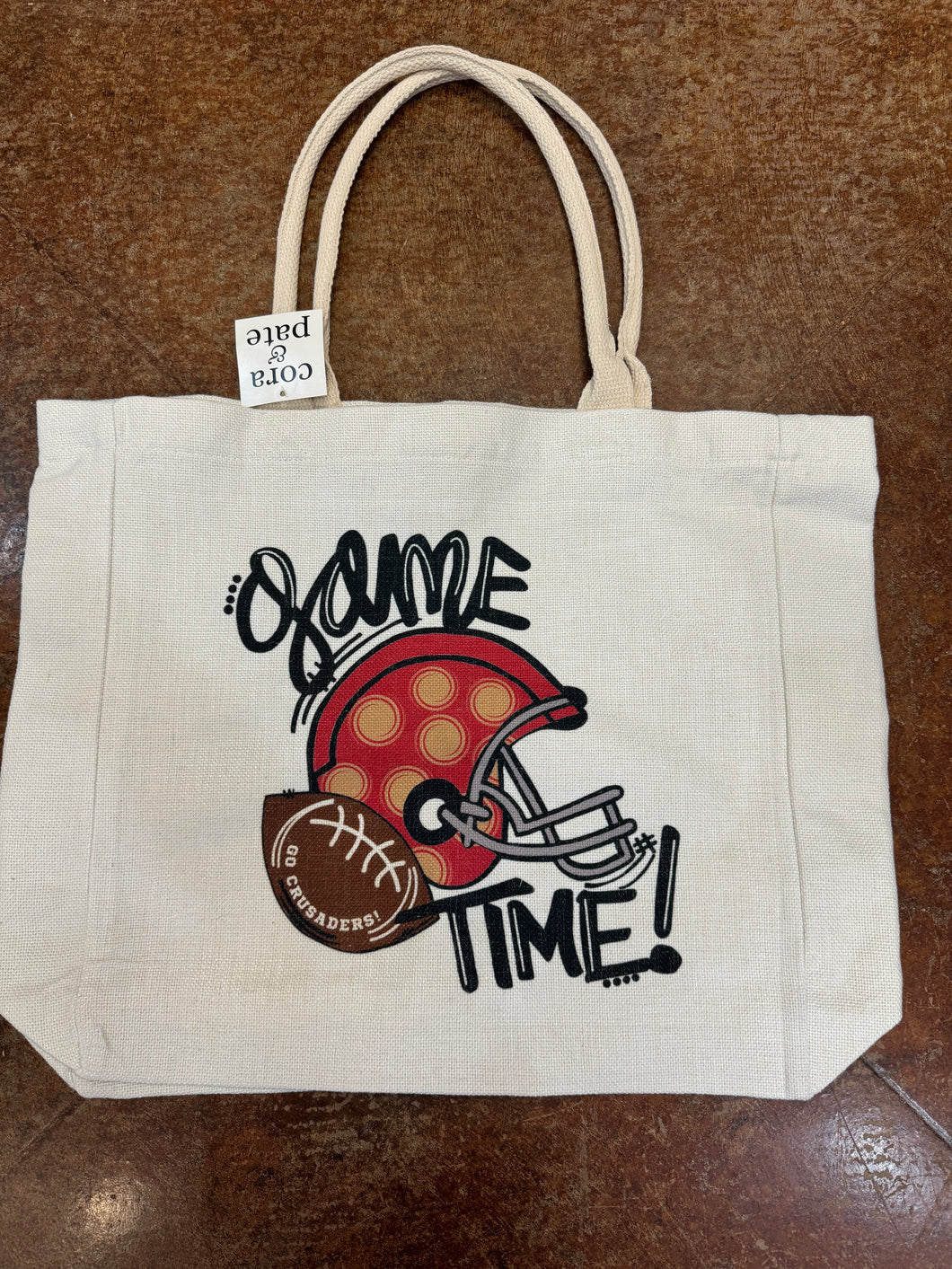 Game Time Crusaders Tote Bag