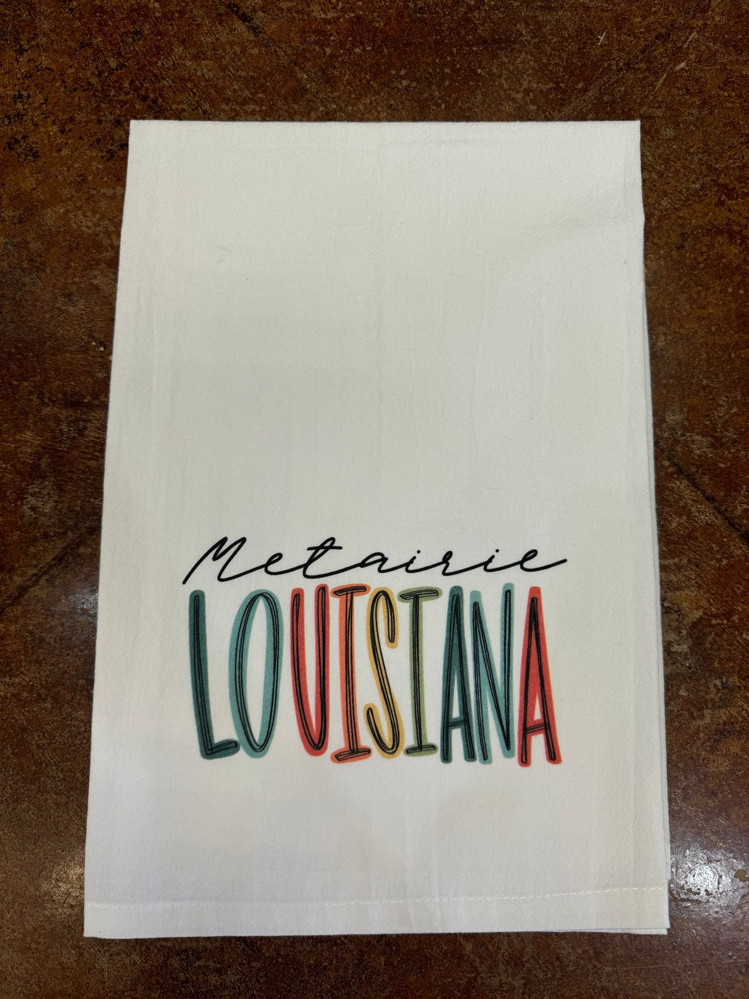 Metairie Louisiana Towel