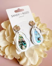 Load image into Gallery viewer, Coastal Oyster Earrings
