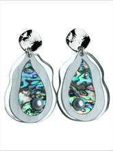 Load image into Gallery viewer, Coastal Oyster Earrings
