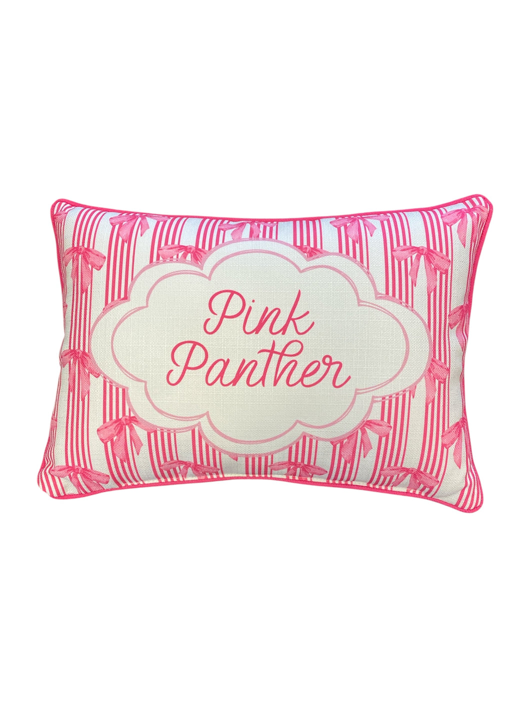 Pink Panther Bow Lumbar Pullow