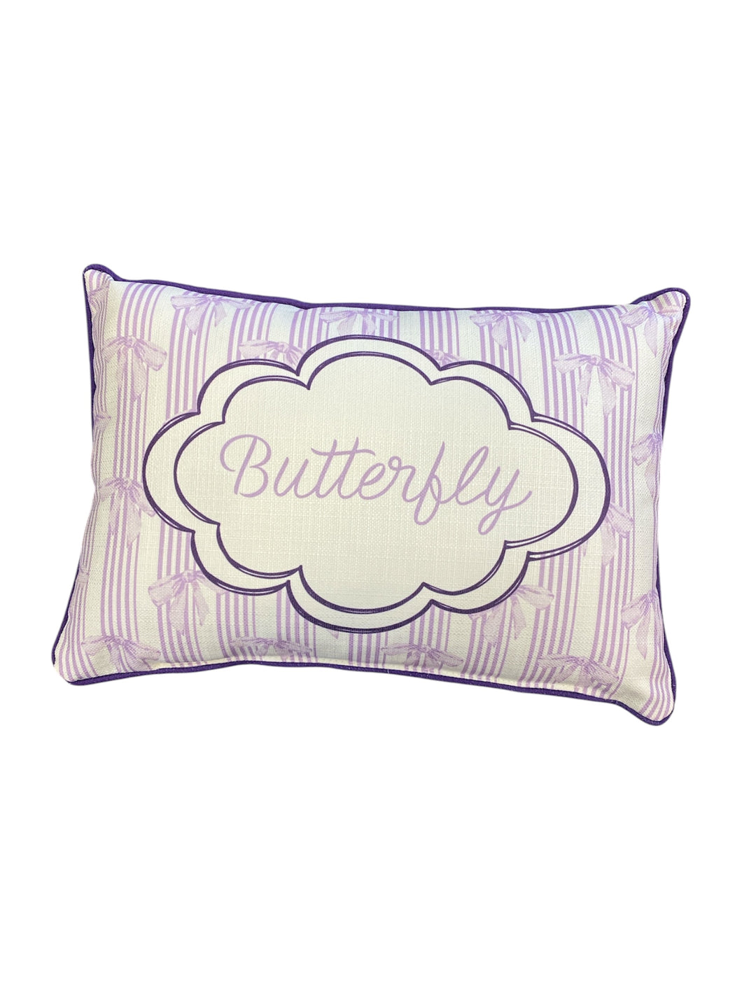 Butterfly Bow Lumbar Pillow