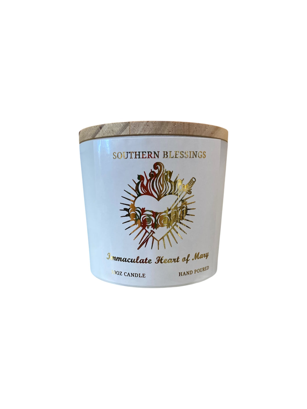 Immaculate Heart of Mary Blessings Candle