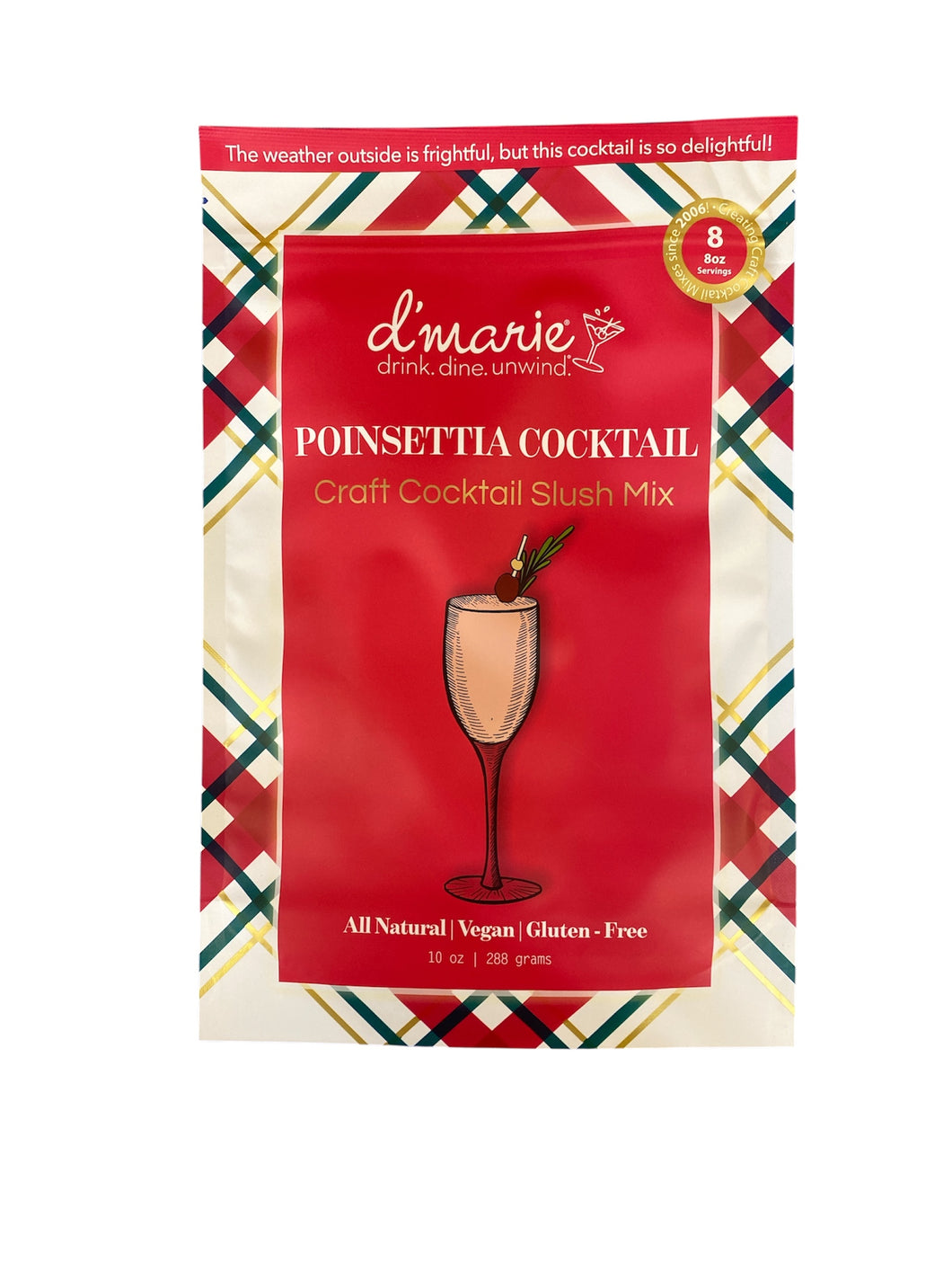 Poinsettia Craft Cocktail Slush Mix