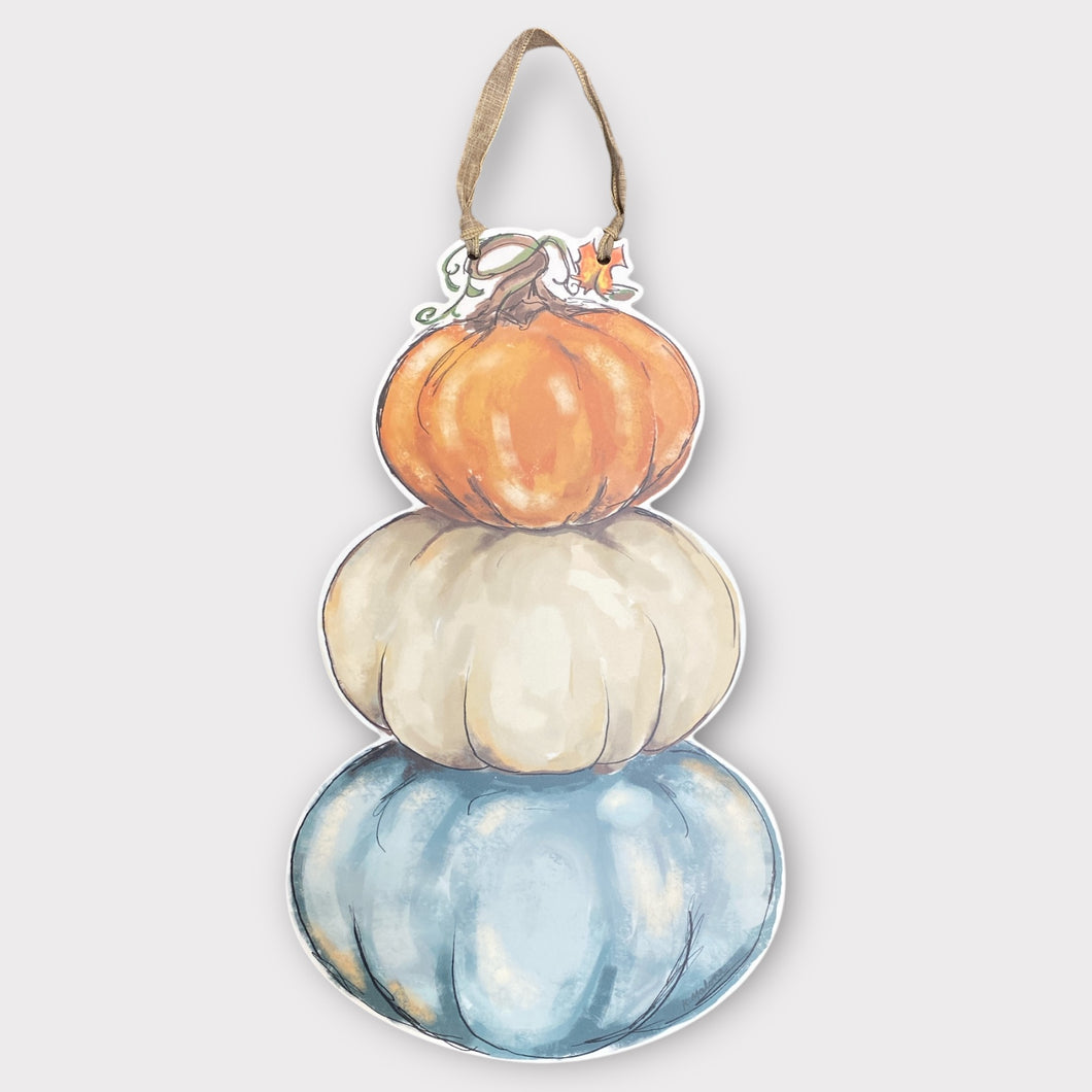 Pumpkin Stack Door Hanger