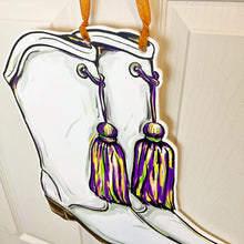 Load image into Gallery viewer, Majorette Marching Boots Door Decor
