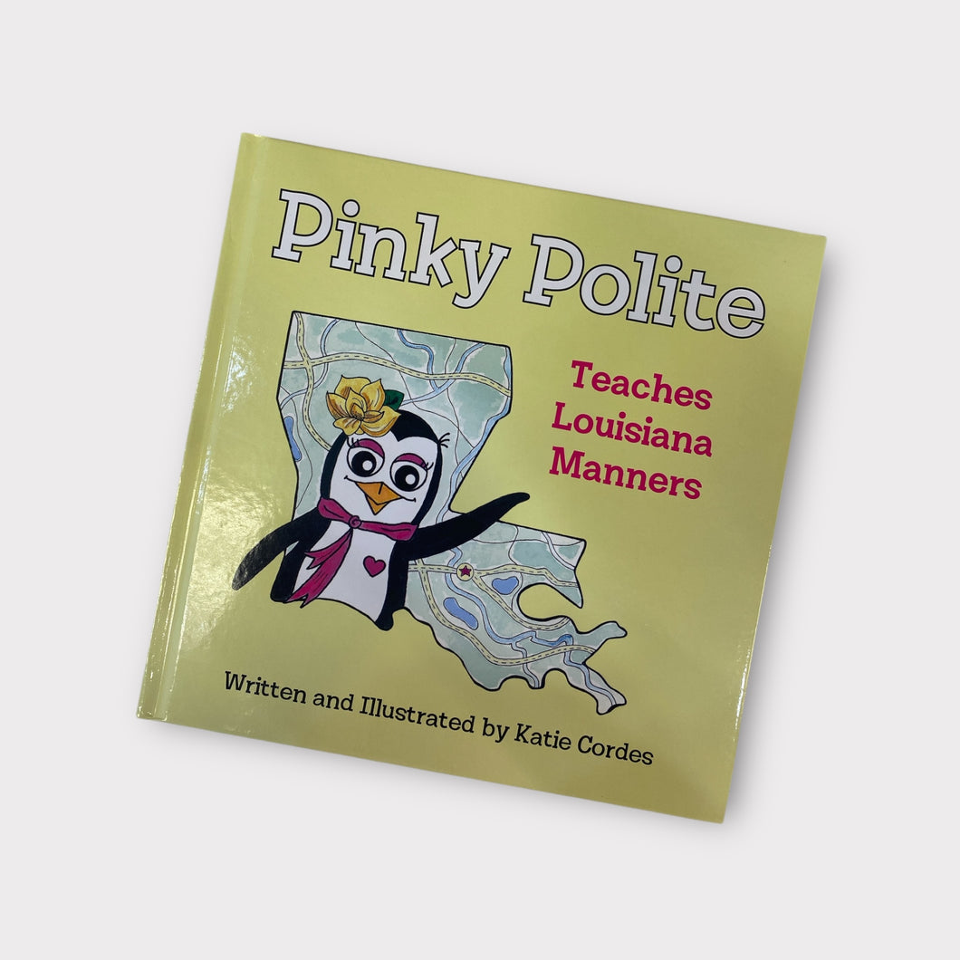 Pinky Polite Hardcover Book