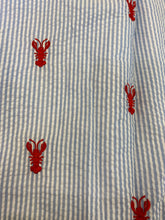Load image into Gallery viewer, White &amp; Blue Smocked Crawfish Bubble
