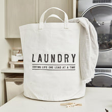 Load image into Gallery viewer, Large Canvas Laundry Tote
