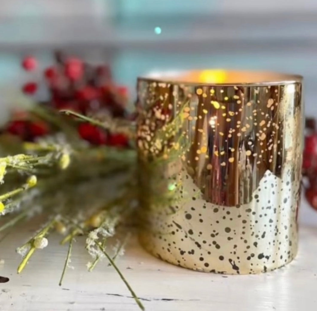 Prosecco Gold Mercury Candle