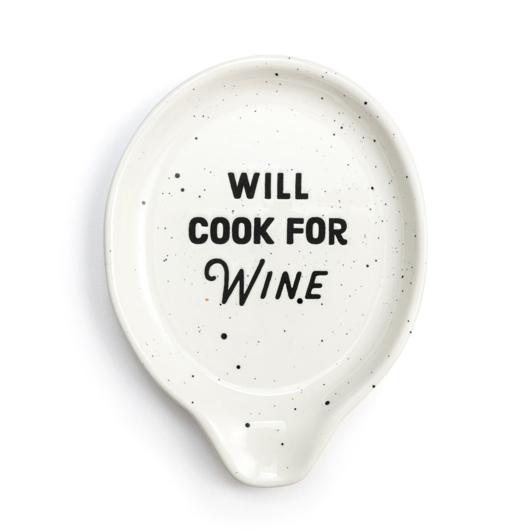 Cook For Wine Spoon Rest