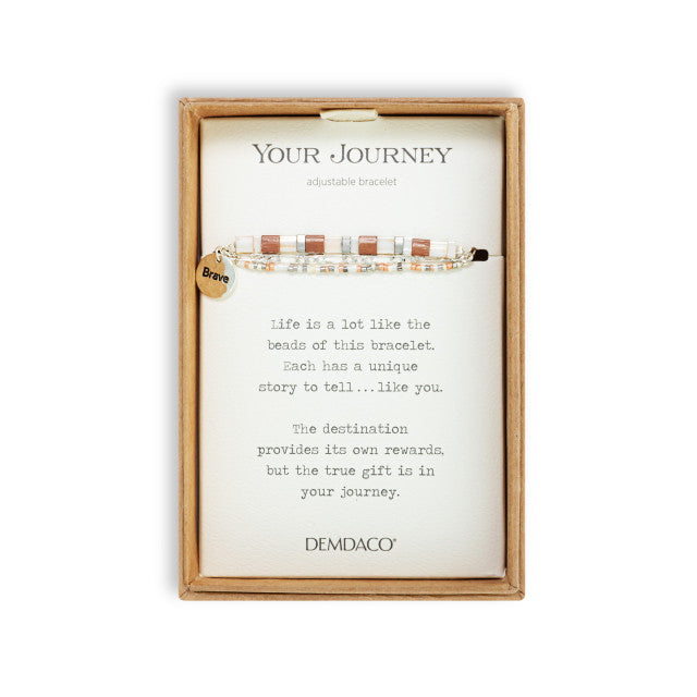 Brave - Your Journey Tile Bracelet