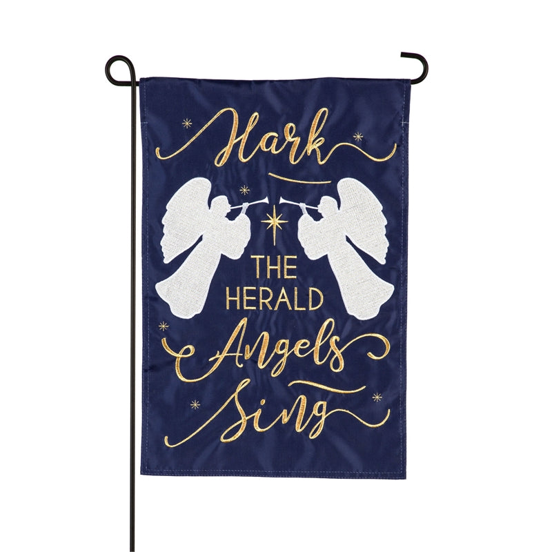 Herald Angels Garden Applique Flag