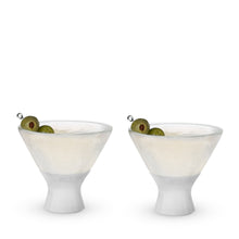 Load image into Gallery viewer, Glass Freeze Martini Glasses
