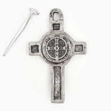 Load image into Gallery viewer, House Blessing Medallion - Saint Benedict Cross
