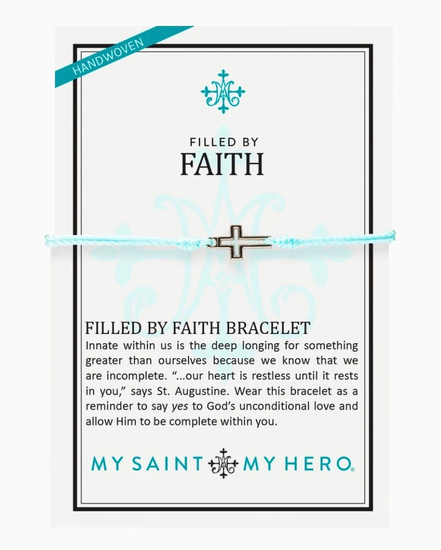 Filled By Faith Mint Bracelet