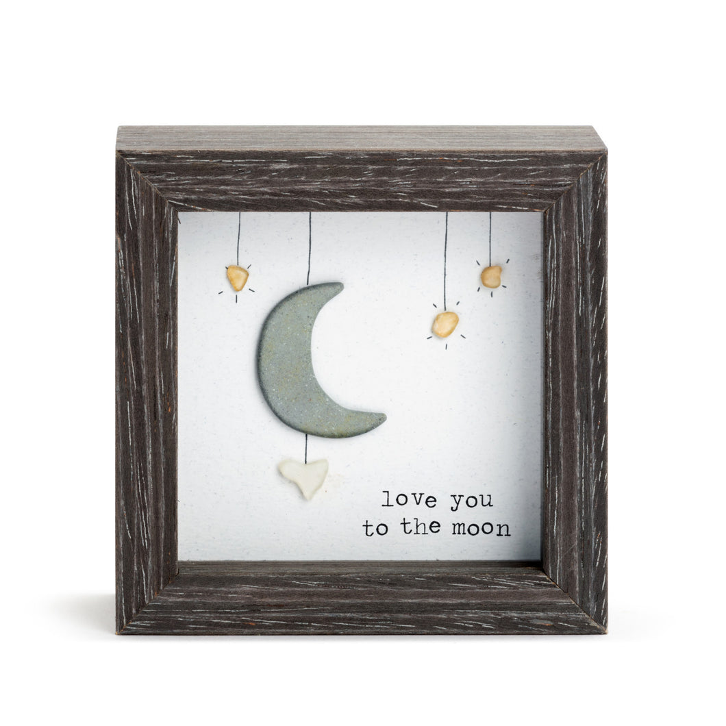 Love You To The Moon Shadow Box