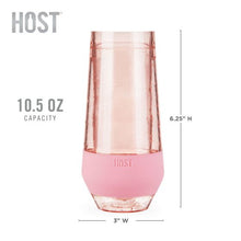 Load image into Gallery viewer, Blush Tint Champagne Freeze Glasses

