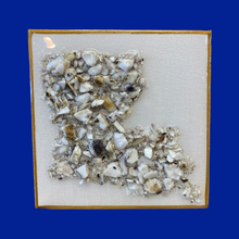Load image into Gallery viewer, Louisiana - Crushed Oyster 6x6 Canvas
