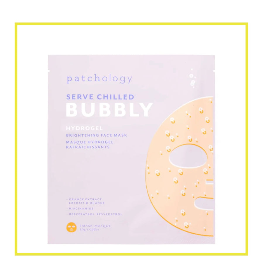 Served Chilled Bubbly Brightening Face Mask