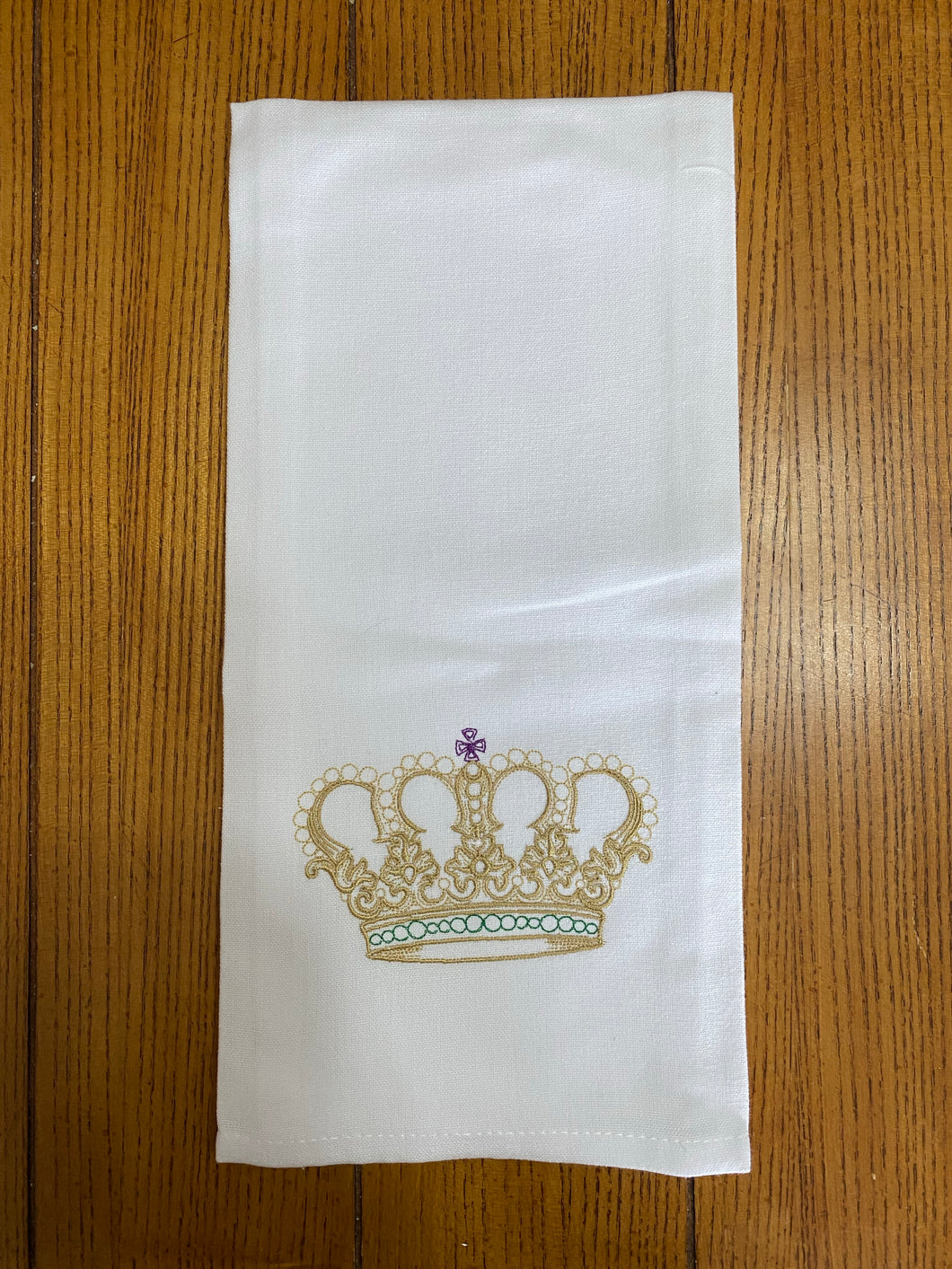Mardi Gras Crown Towel