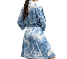Load image into Gallery viewer, Blue Dyes the Limit Lounge Robe
