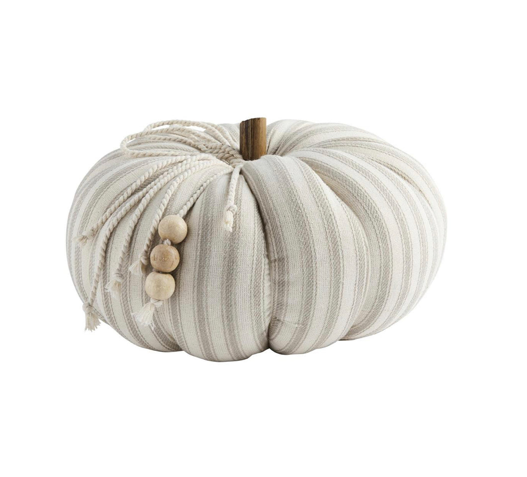 Ticking Stripe Pumpkin