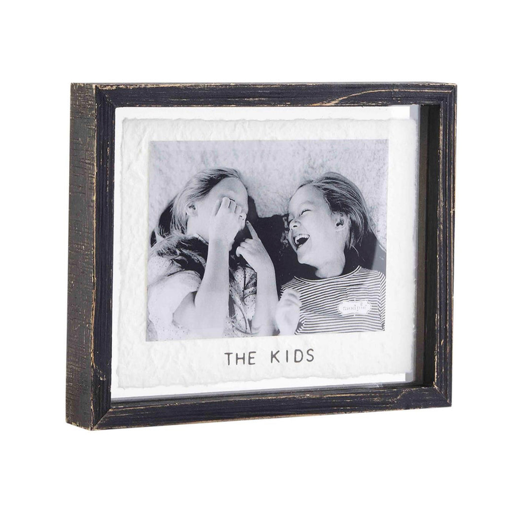 The Kids Black Wood Picture Frame