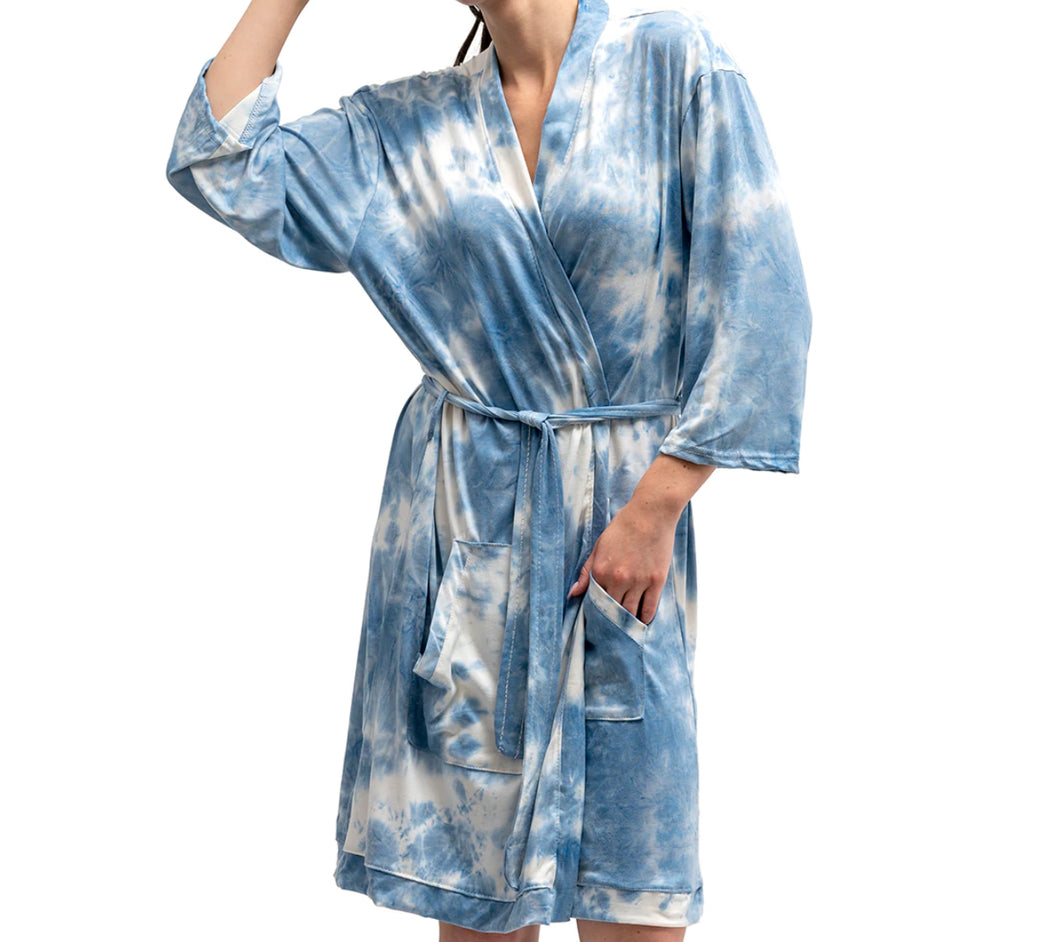 Blue Dyes the Limit Lounge Robe