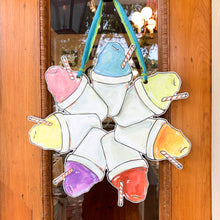 Load image into Gallery viewer, Snoball Wreath Door Decor
