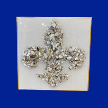 Load image into Gallery viewer, Fleur De Lis - Crushed Oyster 6x6 Canvas
